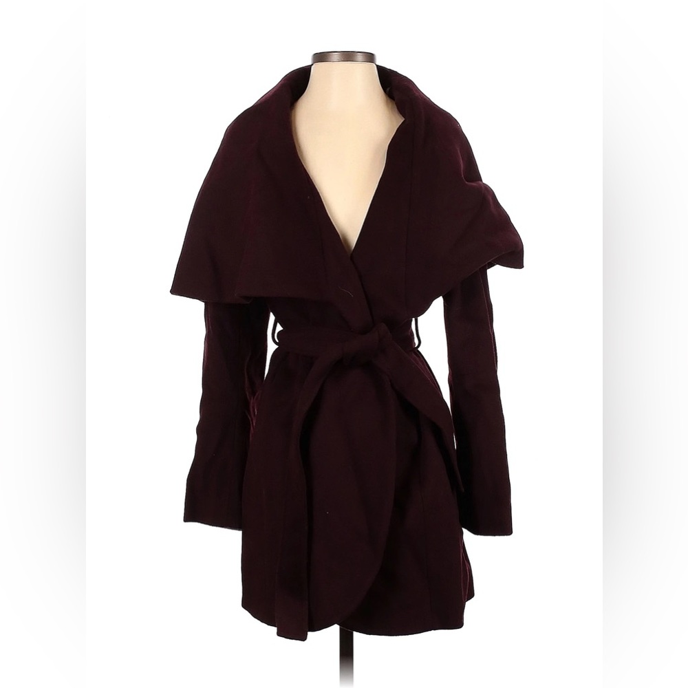 COPY - Tahari Wrap around wool coat